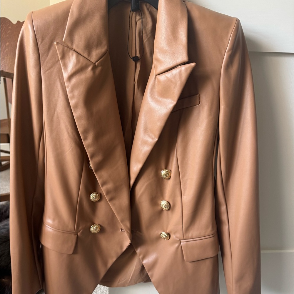 Express faux leather jacket